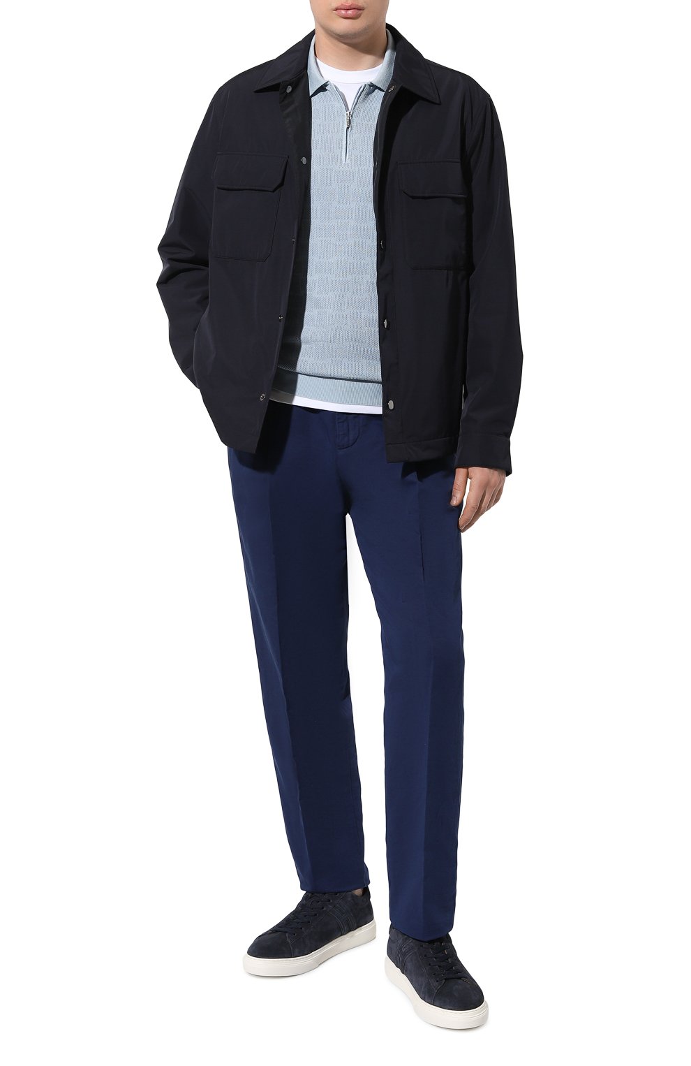 Поло из шелка и хлопка ZILLI, арт. KZP002M0153VINT00, фото 2