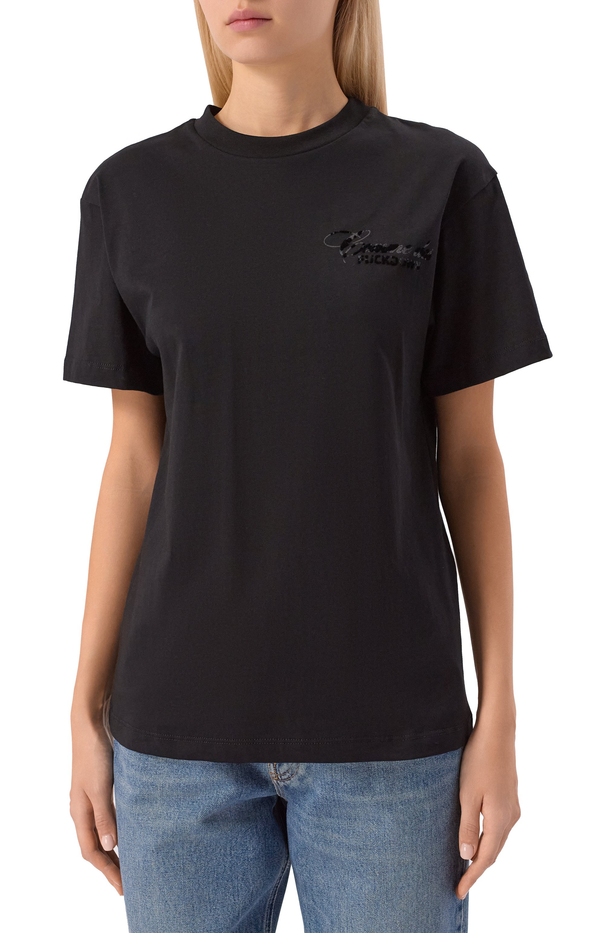 Хлопковая футболка COMME DES FUCKDOWN, арт. CFABW01397, фото 3