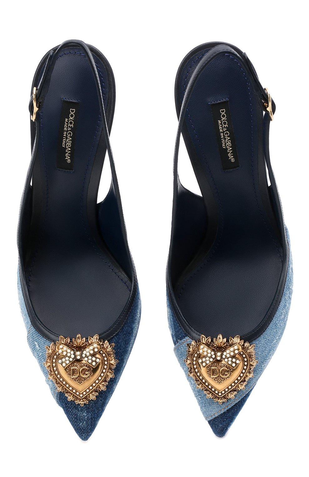 Комбинированные туфли cardinale DOLCE & GABBANA, арт. CG0482/A0621, фото 5