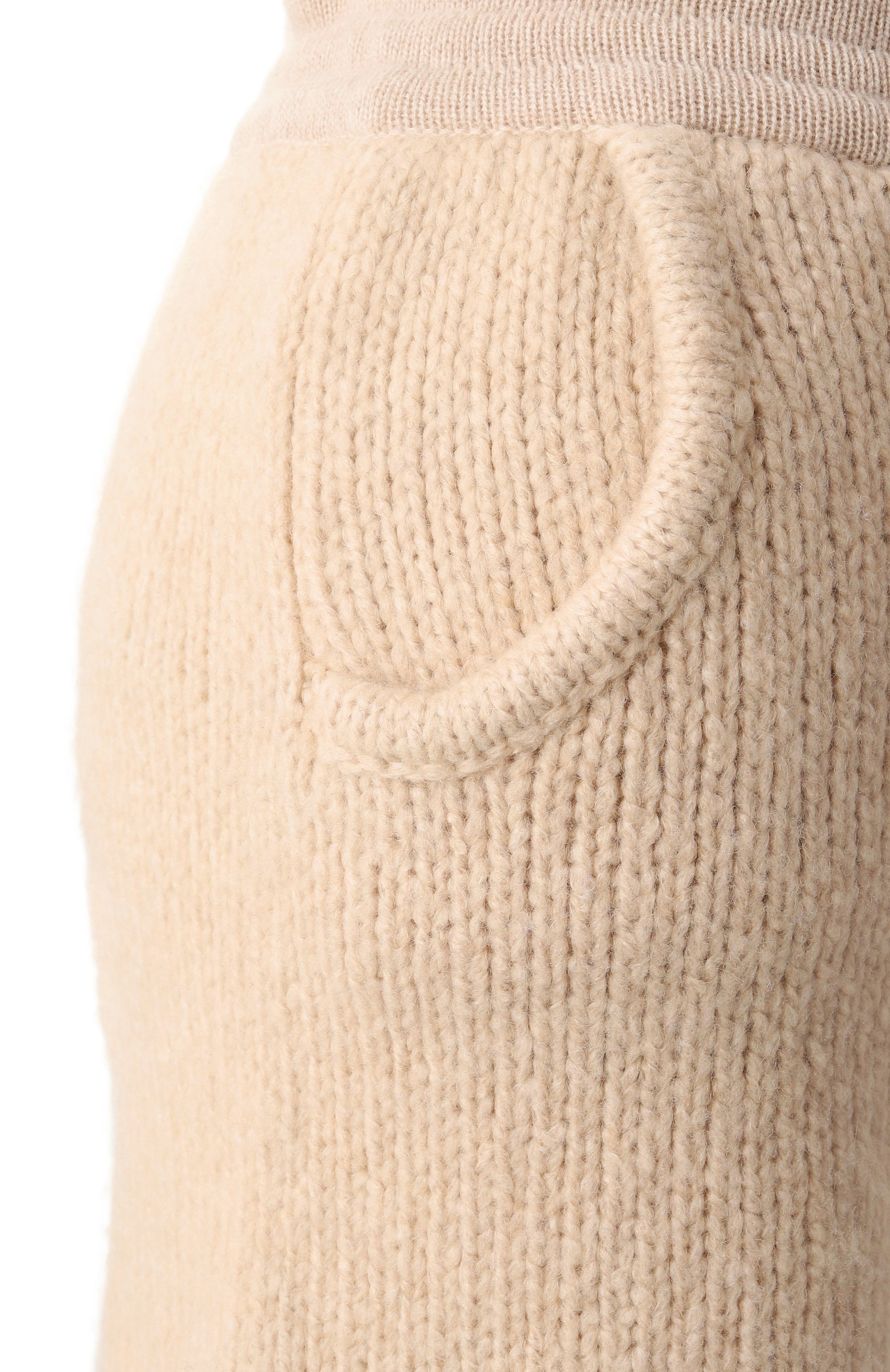 Кашемировые шорты MVST светло-бежевого цвета по цене 129000 руб., арт. MUW85, фото 6 Кашемировые шорты MVST, арт. MUW85, фото 6