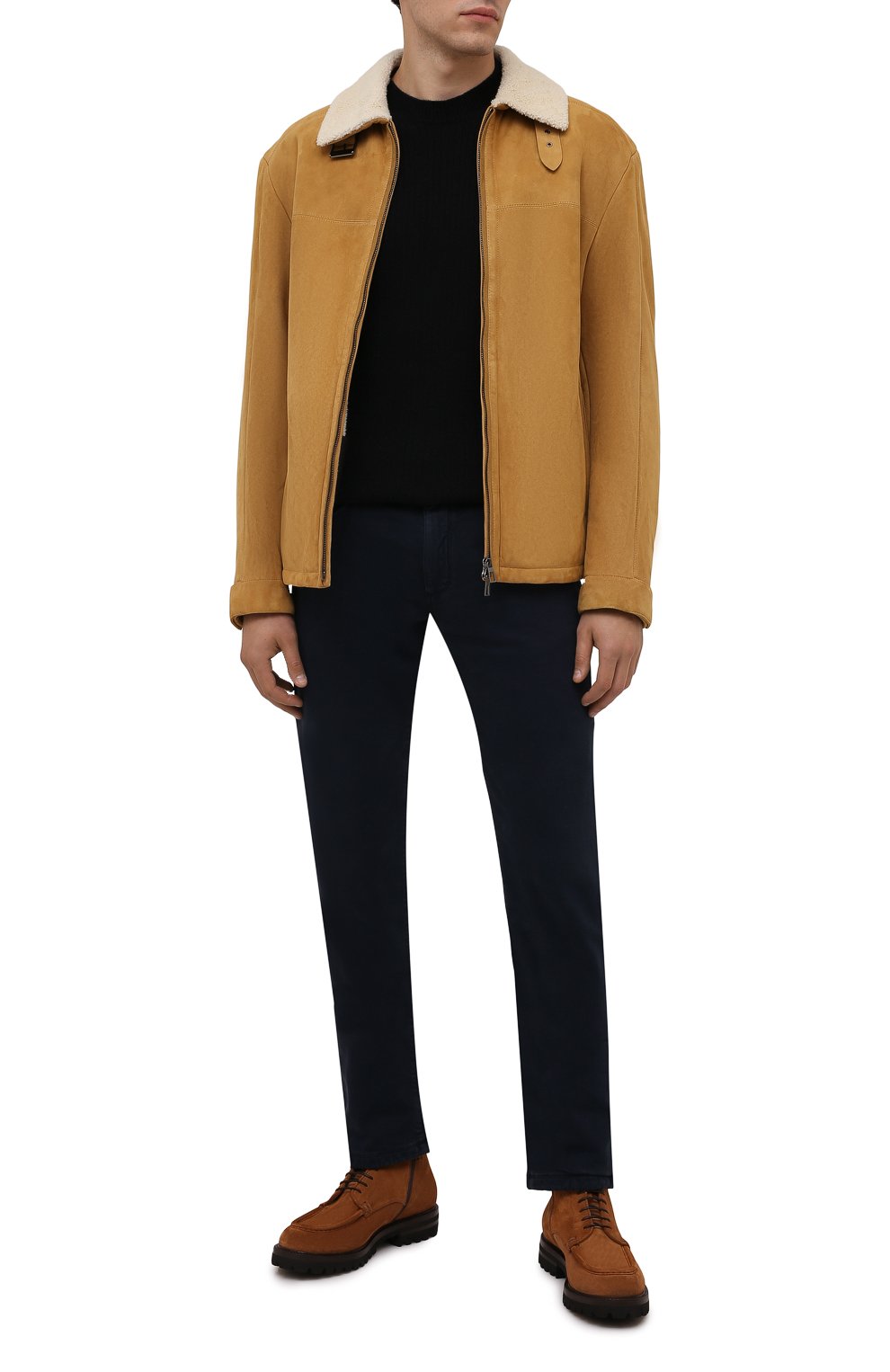 Замшевые ботинки W.GIBBS коричневого цвета по цене 53150 руб., арт. 0212006/2508, фото 2 Замшевые ботинки W.GIBBS, арт. 0212006/2508, фото 2