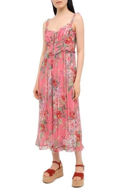 Шелковый комбинезон ZIMMERMANN, арт. 8209UBTD, фото 3