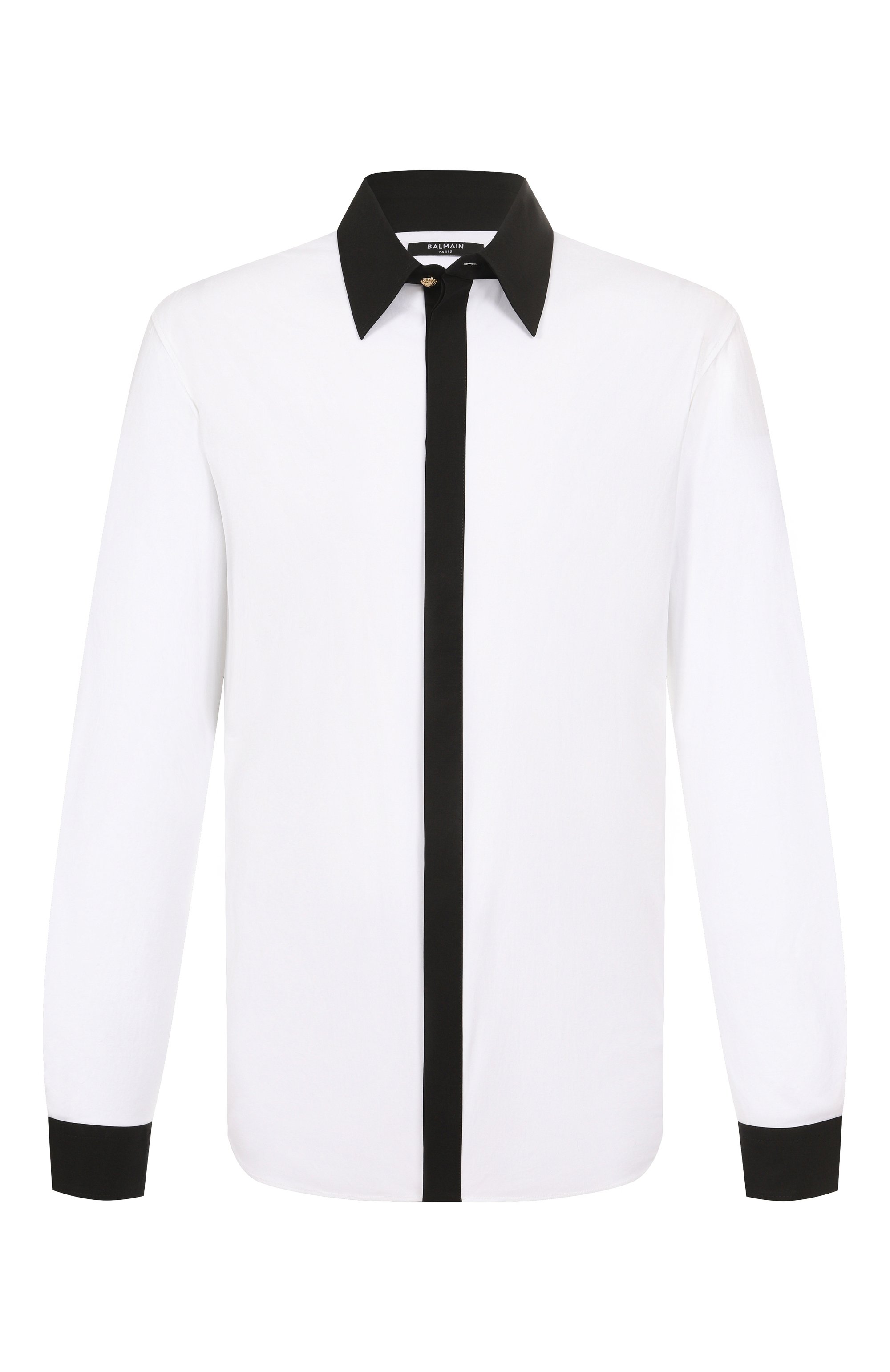 Хлопковая сорочка BALMAIN, арт. EH1HS461/CF43, фото 1