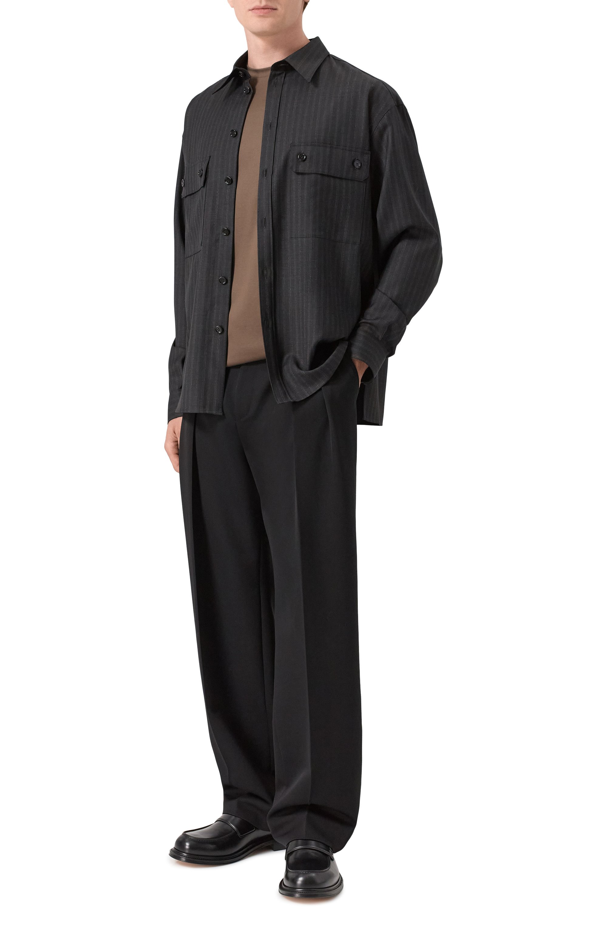 Шерстяная рубашка DOLCE & GABBANA, арт. G50G7T/FR2ZX, фото 2