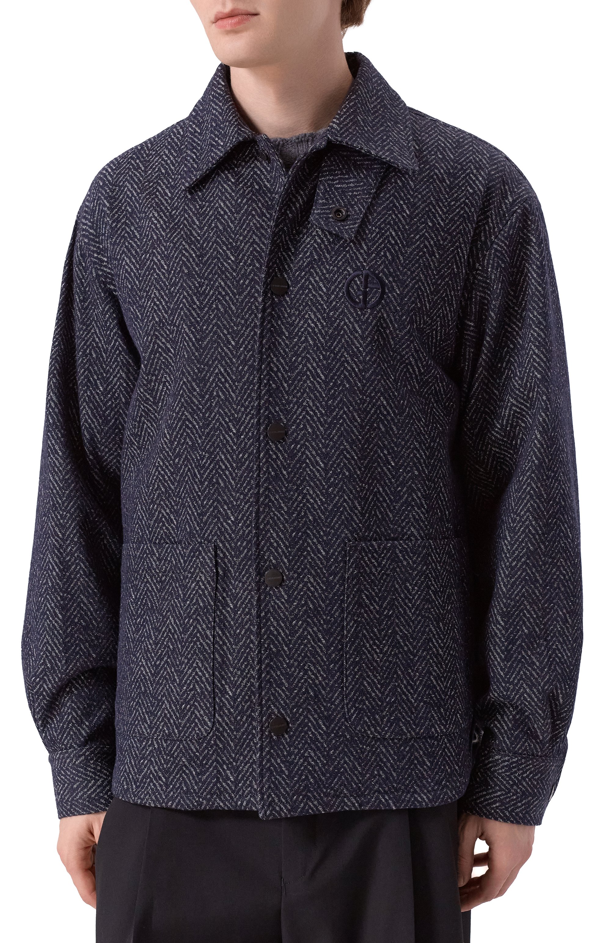 Хлопкова�я куртка-рубашка GIORGIO ARMANI, арт. GM002072/AF19617, фото 3