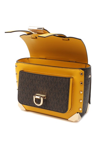 Сумка manhattan MICHAEL MICHAEL KORS желтого цвета по цене 42150 руб., арт. 30T9GNCM1B, фото 4 Сумка manhattan MICHAEL MICHAEL KORS, арт. 30T9GNCM1B, фото 4