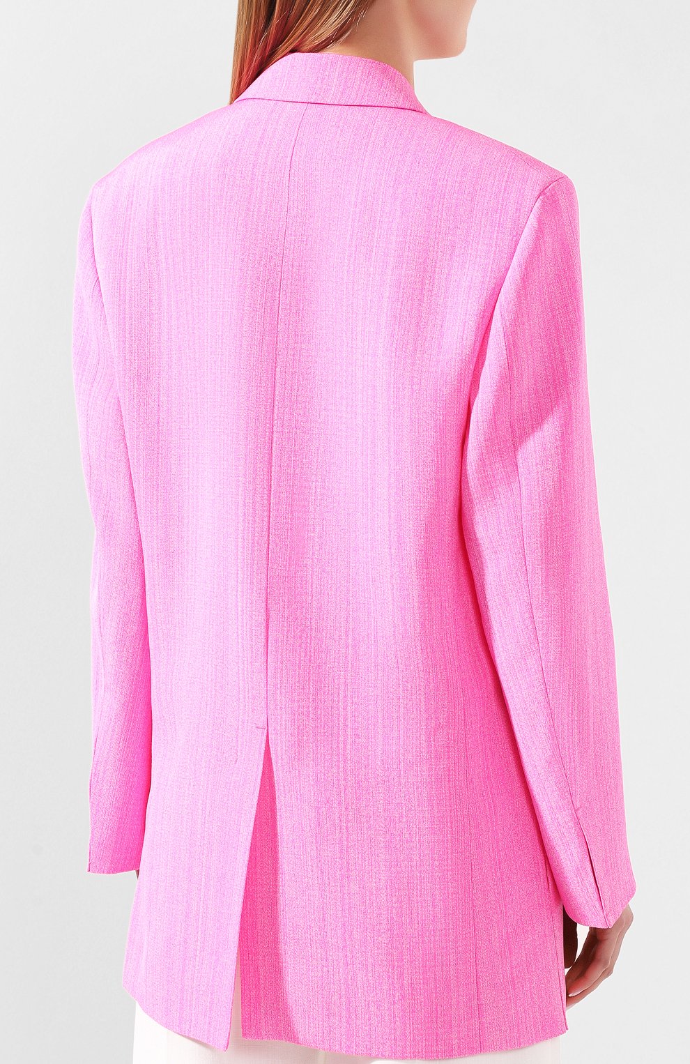 Жакет из смеси шелка и вискозы JACQUEMUS, арт. 201JA05/08450, фото 4