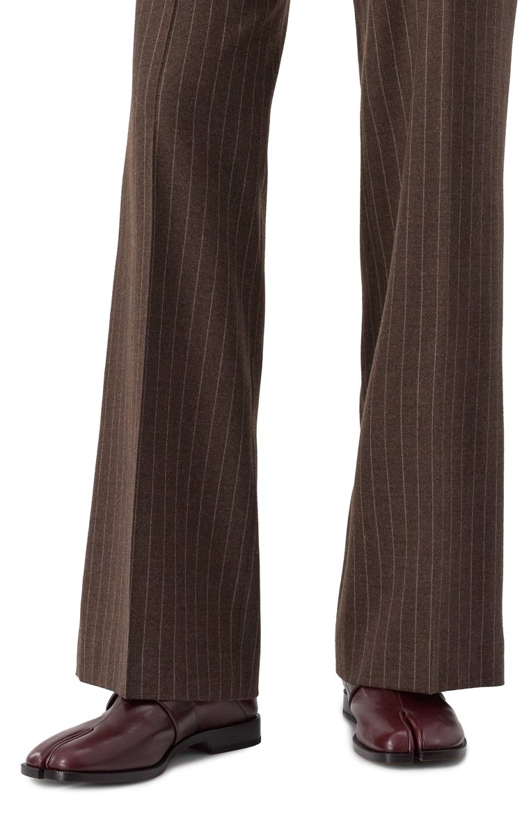 Женские кожаные пенни-лоферы tabi city MAISON MARGIELA бордового цвета, арт. S39WR0021/P8158 | Фото 3 (Подошва: Плоская; Каблук высота: Низкий; Материал внутренний: Натуральная кожа; Материал внешний: Натуральная кожа; Автоматизация состава: Проставлено; Автоматизация ТО: Проставлено)
