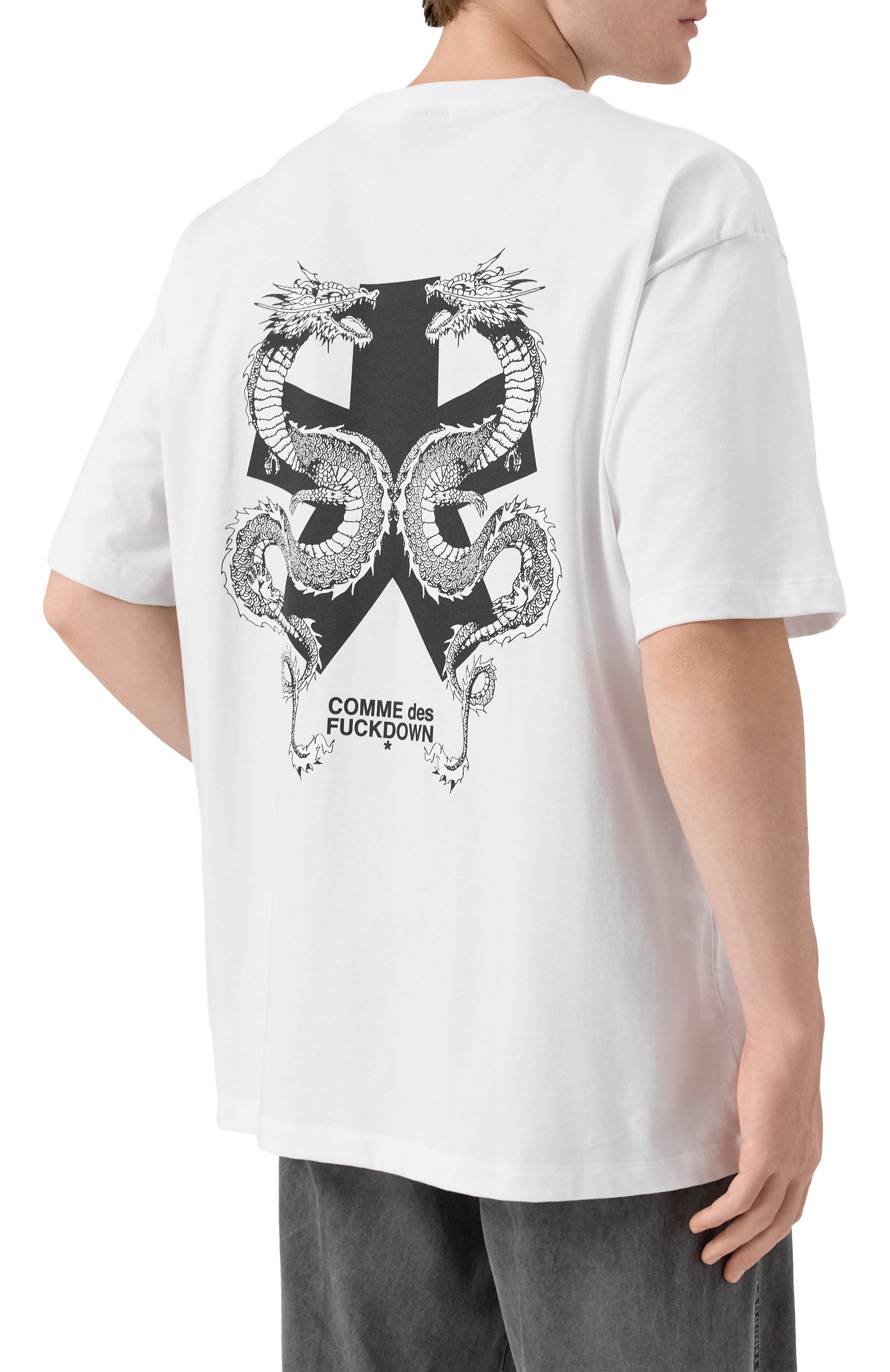 Хлопковая футболка COMME DES FUCKDOWN, арт. CFABM01846, фото 4