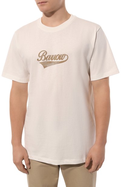 Хлопковая футболка BARROW, арт. F4BWMATH073, фото 3