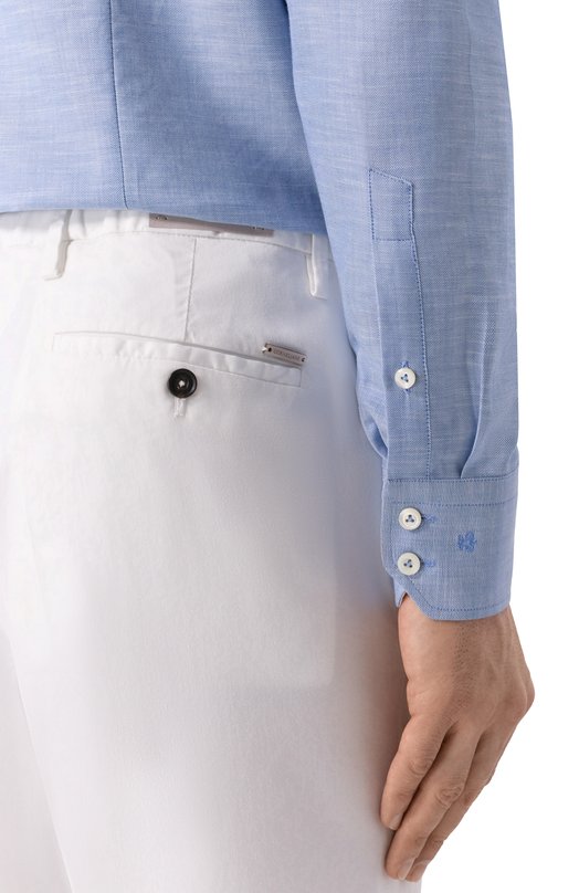 Хлопковая сорочка Van Laack VL-RIK0S-SF05/150515 Синий  VL-RIK0S-SF05/150515 Фото 5