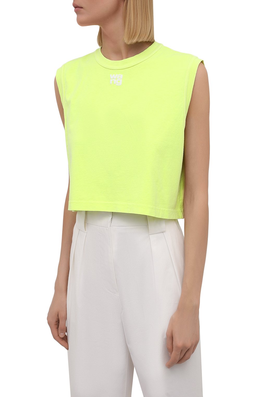 Хлопковый топ ALEXANDERWANG.T, арт. 4CC3211257, фото 3