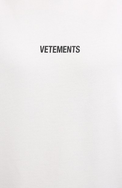 Хлопковое худи VETEMENTS, арт. UE51TR550W 1601/W, фото 5