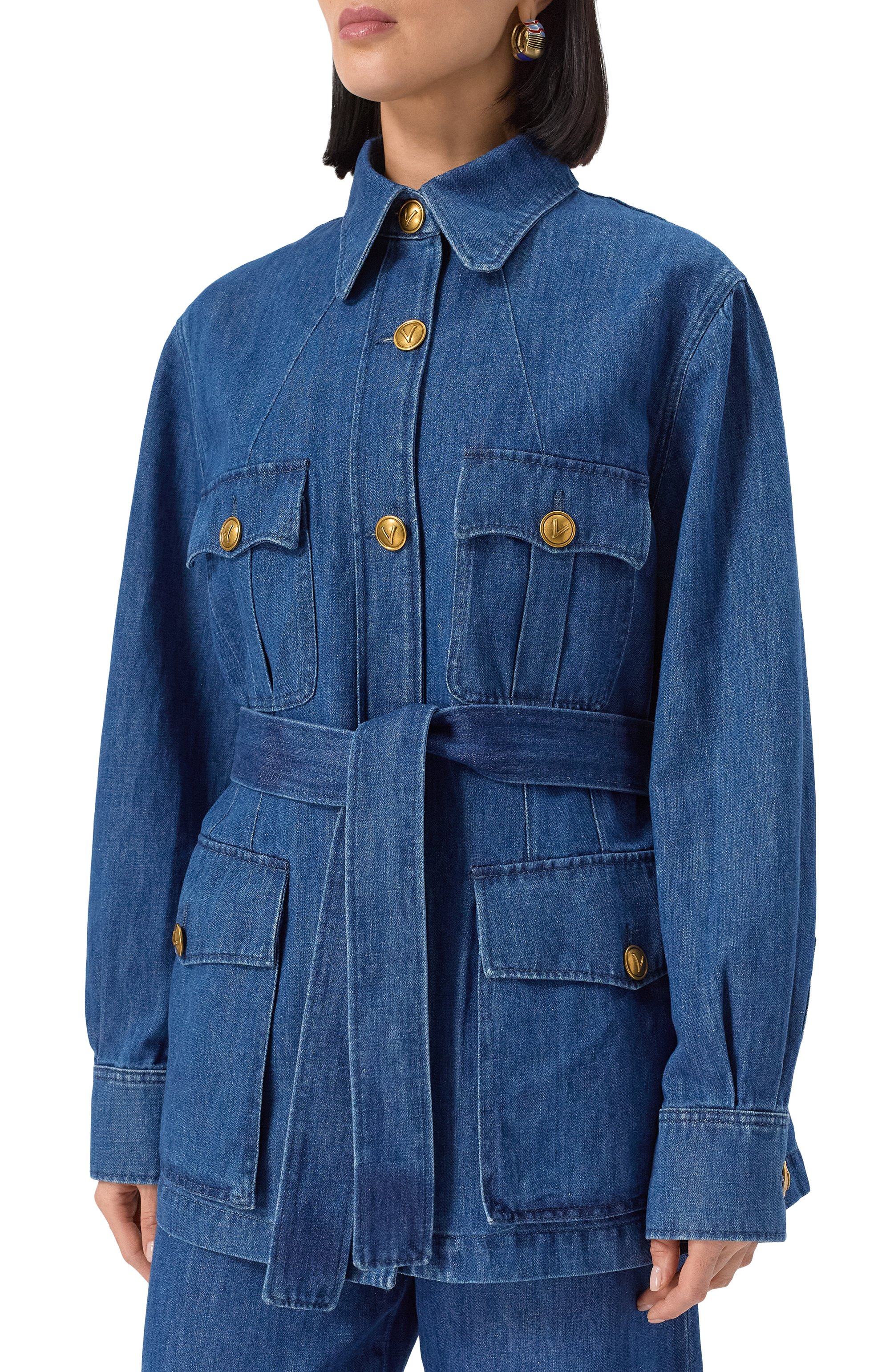 Джинсовая куртка VALENTINO, арт. 6B3DC03J94C, фото 3