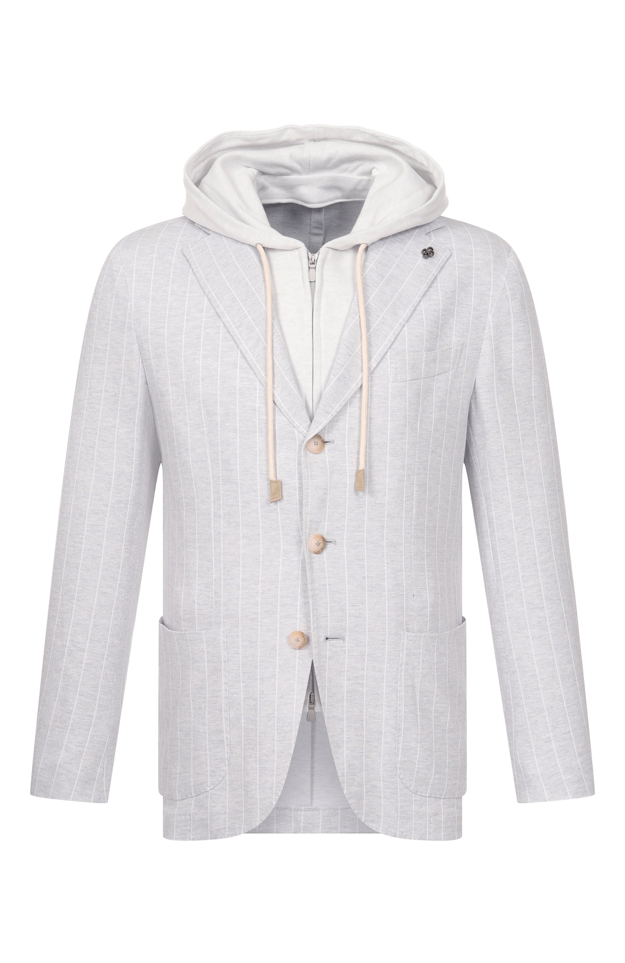 Пиджак из хлопка и льна GRAN SASSO, арт. 78113/79306, фото 1