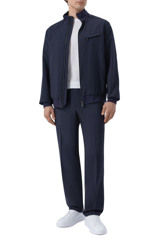 Шерстяные брюки Bogner 18311096 Синий  18311096 Фото 2