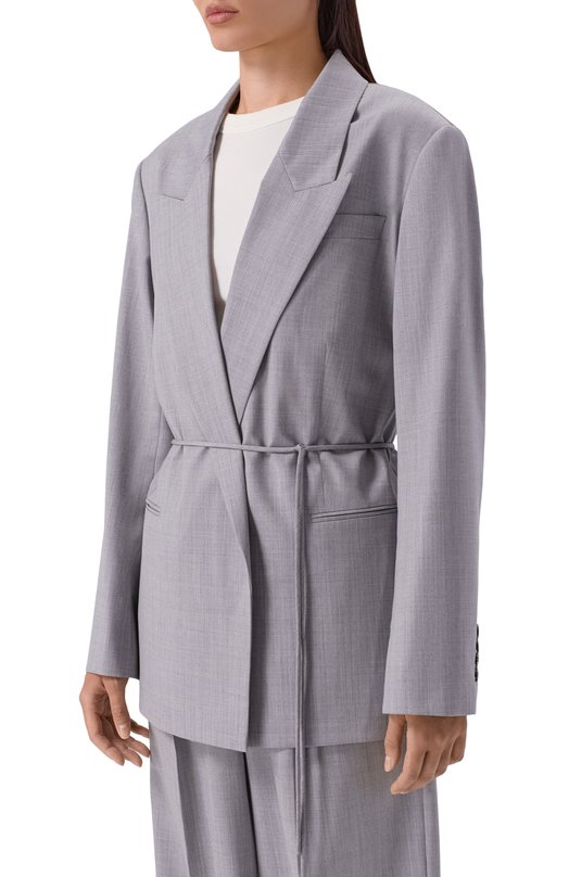 Комбинированный жакет 12 STOREEZ 136463 Серый  136463 Фото 3