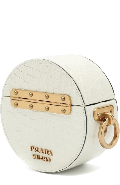 Сумка micro box из кожи крокодила PRADA, арт. 1BH063-2ALS-F0009-1, фото 4