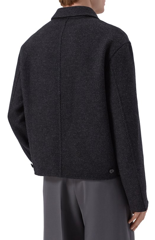 Шерстяная куртка Jil Sander J61SW0041/J40314 Серый  J61SW0041/J40314 Фото 4
