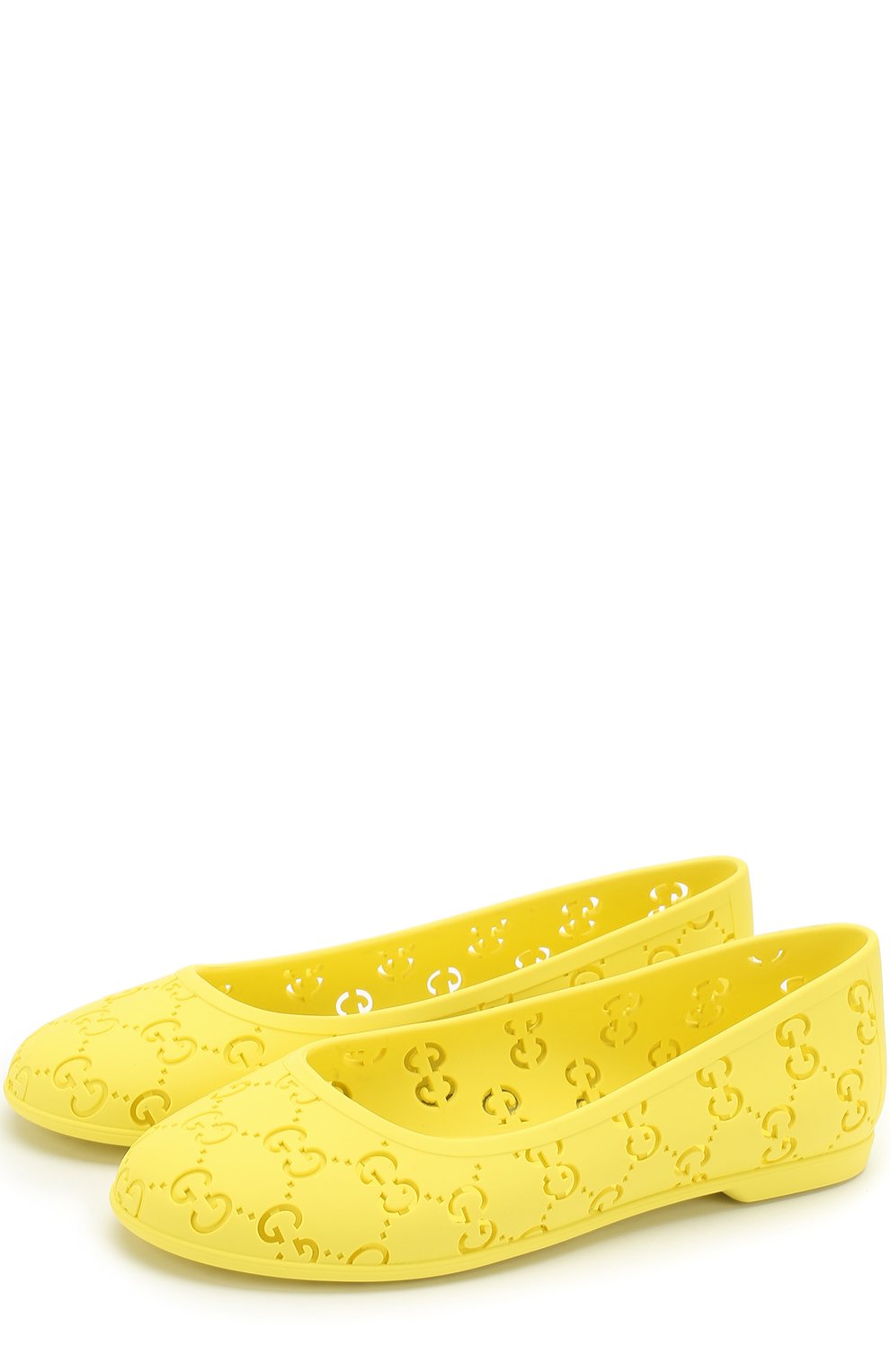 Резиновые балетки с перфорацией GUCCI, арт. 311608/J8700, фото 1