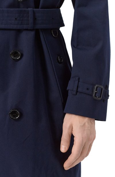 Хлопковый тренч BURBERRY темно-синего цвета по цене 311000 руб., арт. 8079387, фото 5 Хлопковый тренч BURBERRY, арт. 8079387, фото 5