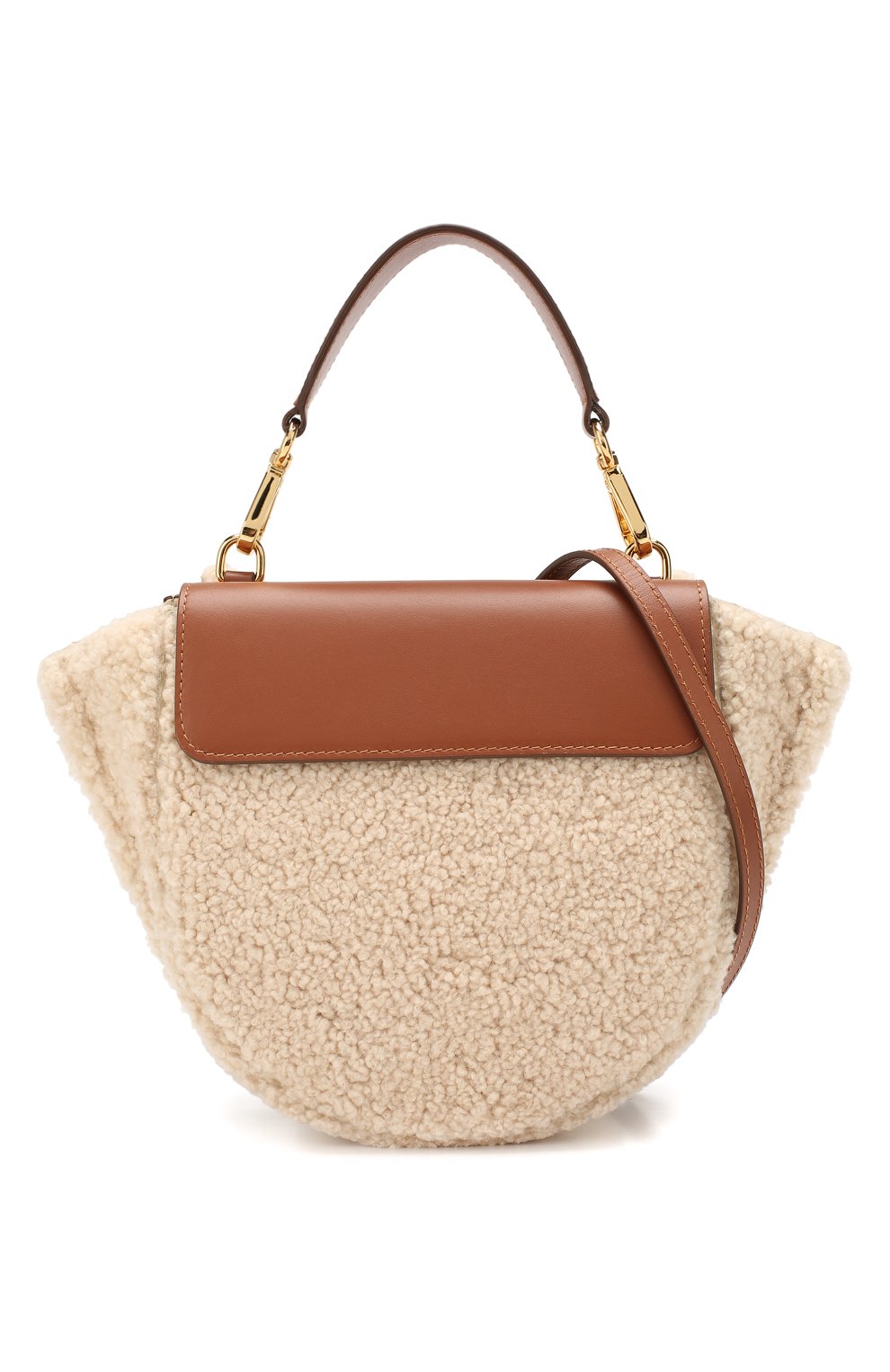 Сумка hortensia mini WANDLER бежевого цвета по цене 87800 руб., арт. H0RTENSIA BAG MINI W00L, фото 6 Сумка hortensia mini WANDLER, арт. H0RTENSIA BAG MINI W00L, фото 6