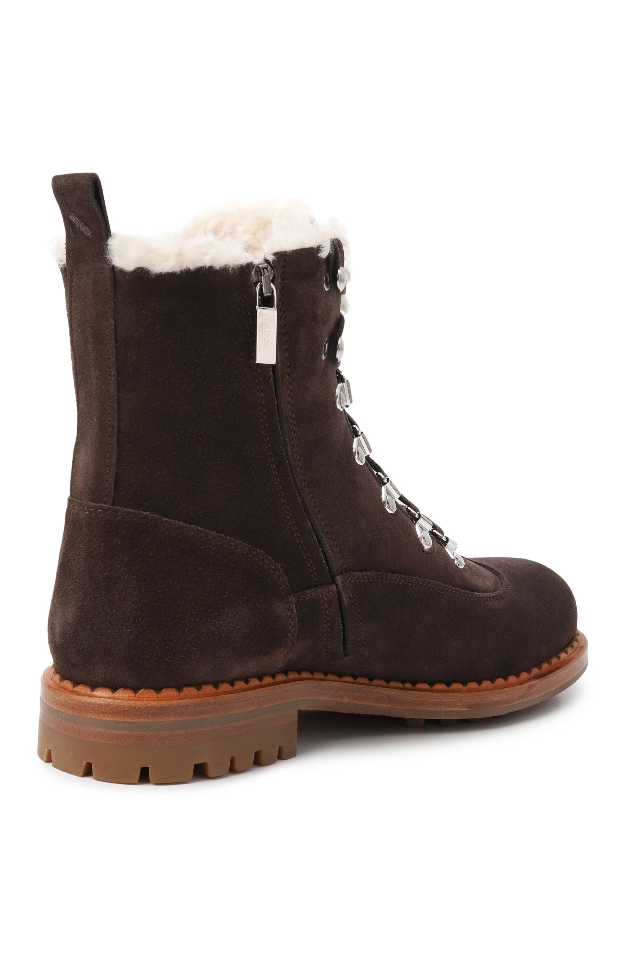 Замшевые ботинки KITON, арт. D58812N0113605, фото 5