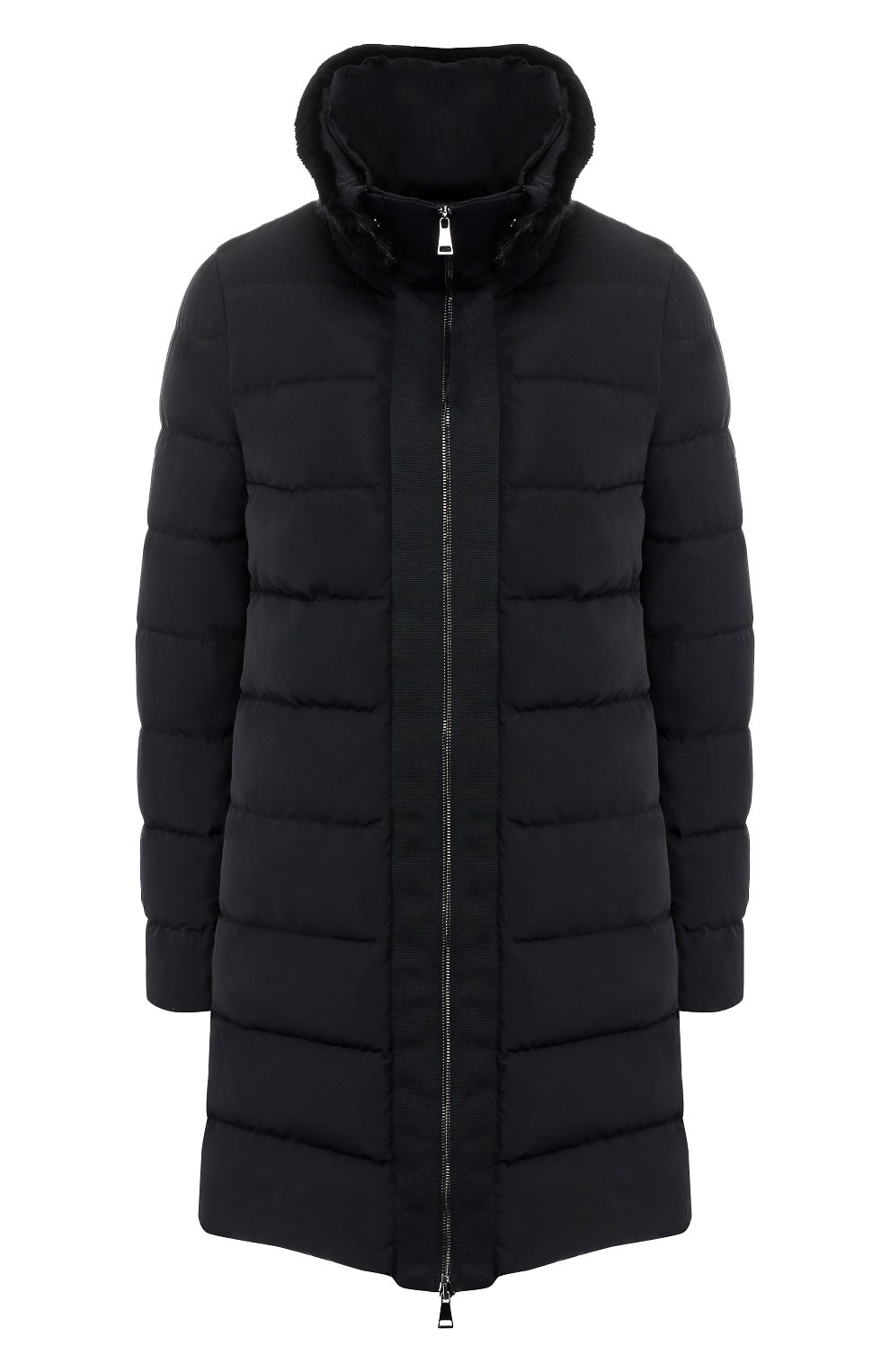 Стеганый пуховик с воротником-стойкой MONCLER, арт. D2-093-49363-20-54543, фото 1