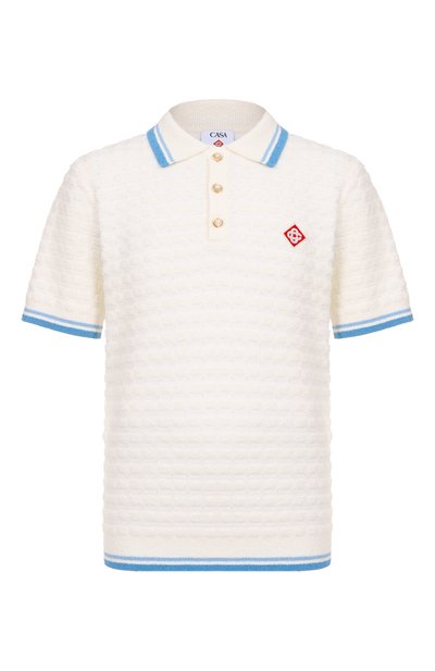 Мужское хлопковое поло CASABLANCA, арт. MPF25-KW-999-01