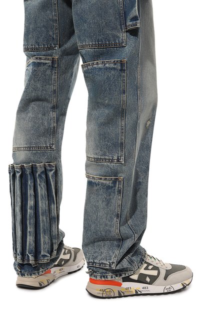 Комбинированные кроссовки mick PREMIATA разноцветного цвета по цене 32100 руб., арт. MICK/VAR 6166, фото 3 Комбинированные кроссовки mick PREMIATA, арт. MICK/VAR 6166, фото 3