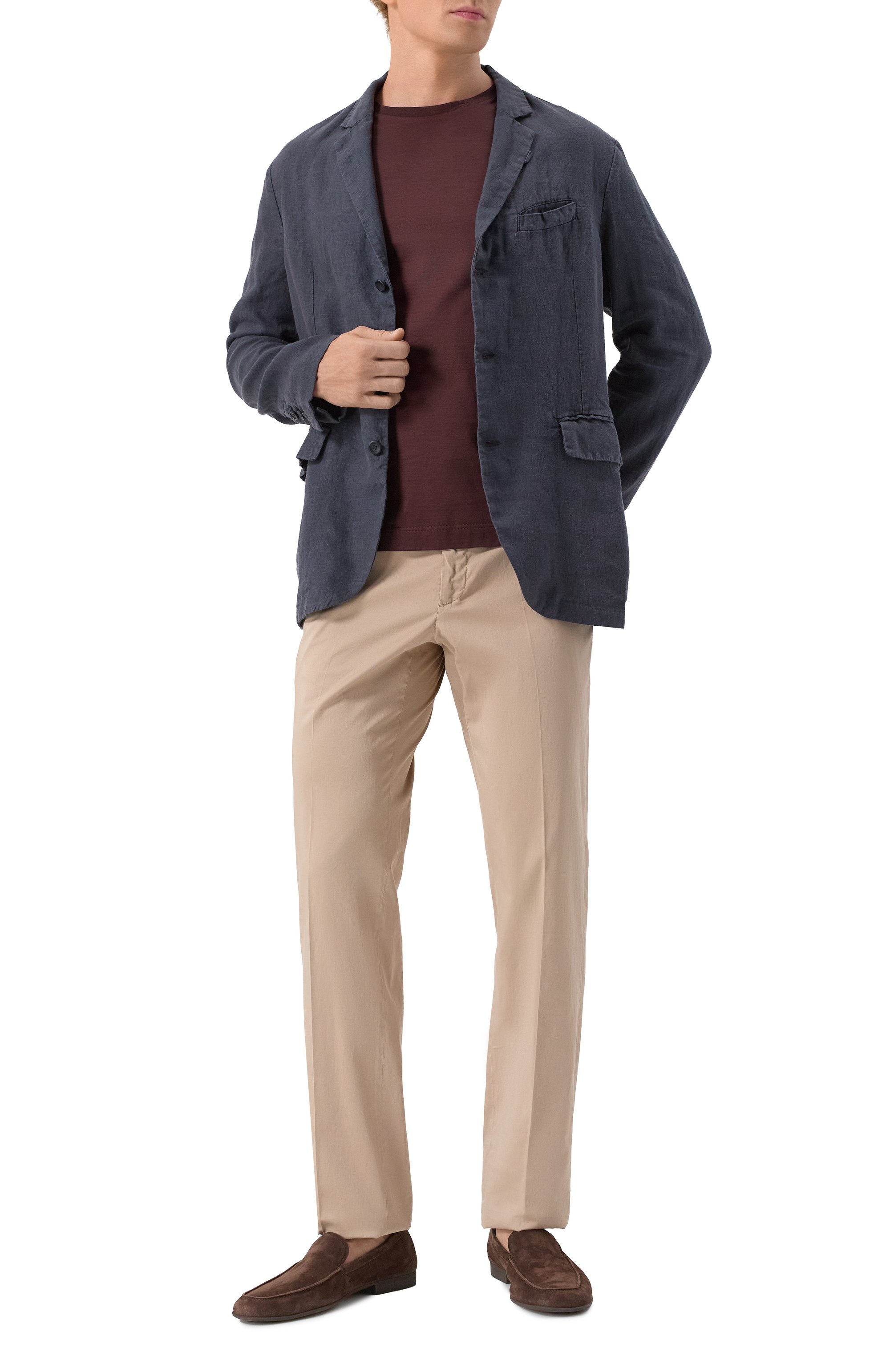 Льняной пиджак HANNES ROETHER, арт. SCHU22MANN.602/, фото 3