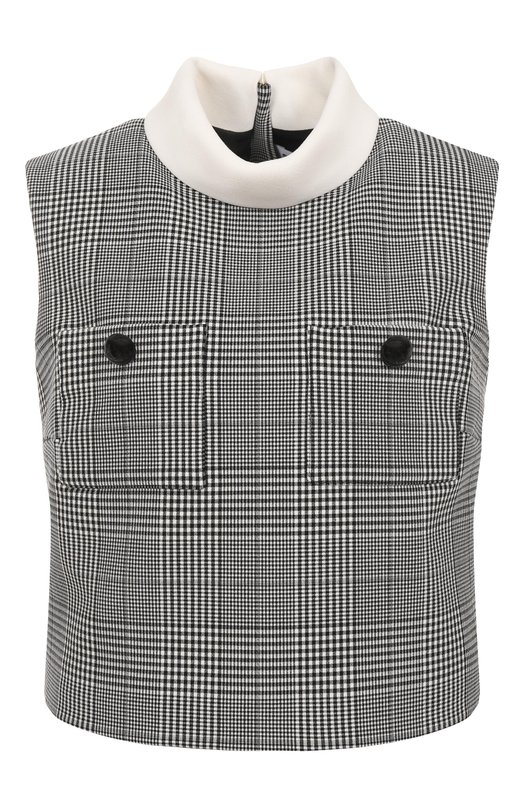 Топ self-portrait PF25036TBBW Серый PF25036TBBW