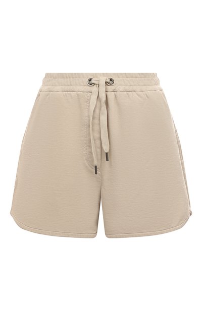 Женские хлопковые шорты BRUNELLO CUCINELLI, арт. MD869SB989