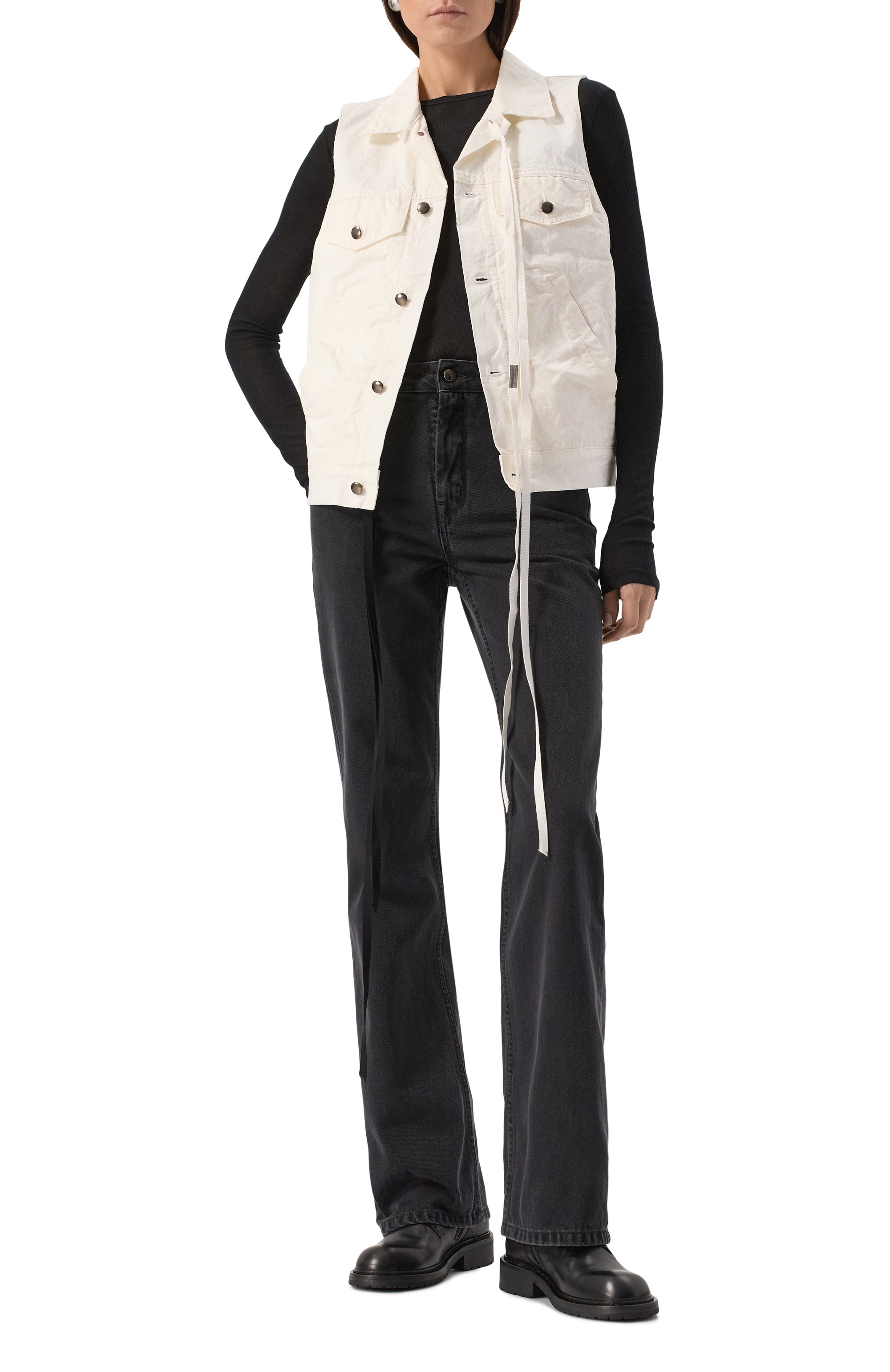 Кожаные ботинки danny ANN DEMEULEMEESTER, арт. B0010062/LT047, фото 2