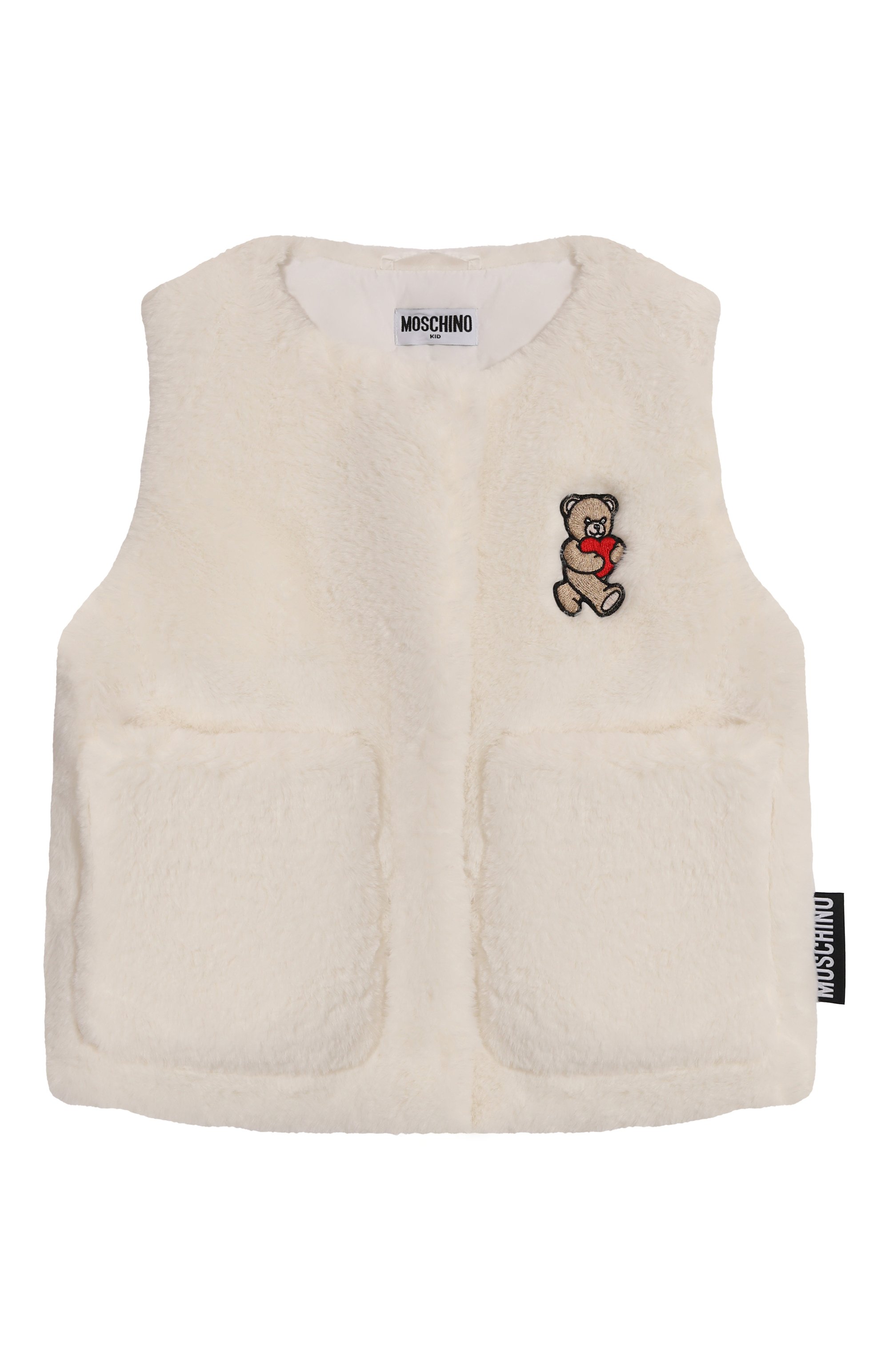 Жилет из экомеха MOSCHINO, арт. HDS052/LIA02/10-14, фото 1