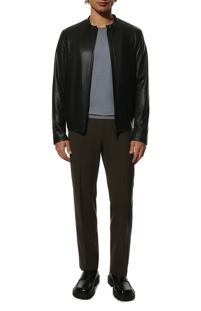 Кожаная куртка EMPORIO ARMANI, арт. I1R47P/I1P47, фото 2