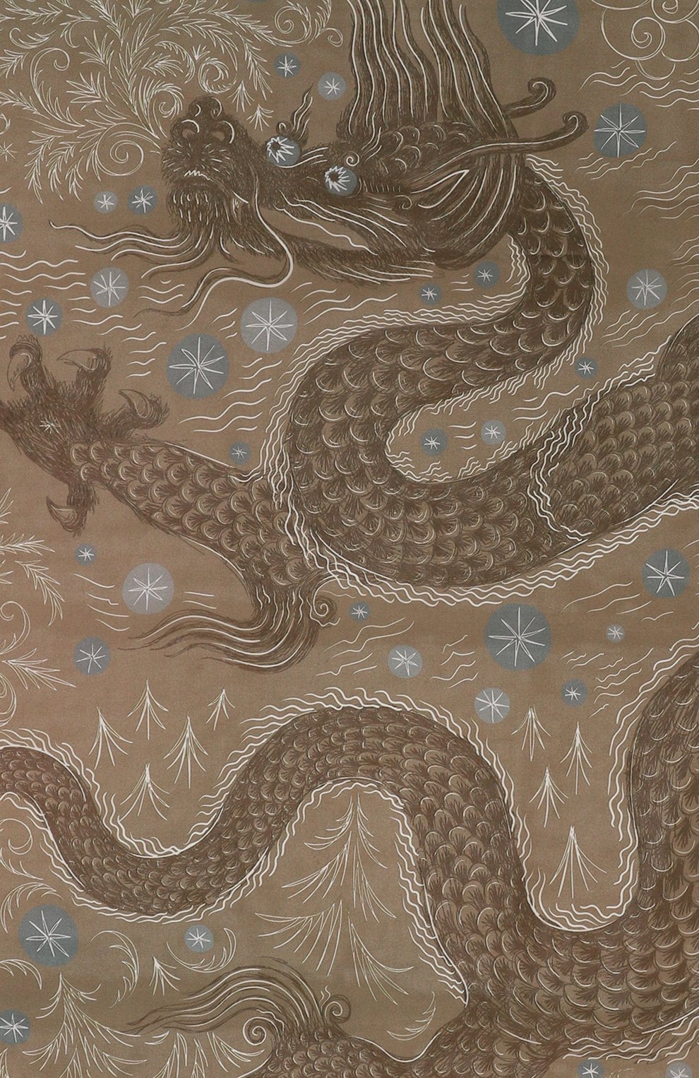 Шелковый платок дракон GOURJI, арт. T27DRBE7R/1, фото 4