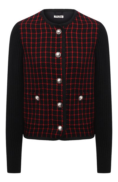 Шерстяной жакет MIU MIU, арт. MH1684-1ZGW-F0N98, фото 1