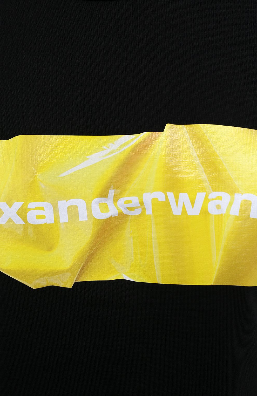Хлопковая футболка ALEXANDER WANG черного цвета по цене 19950 руб., арт. 1CC2211002, фото 5 Хлопковая футболка ALEXANDER WANG, арт. 1CC2211002, фото 5