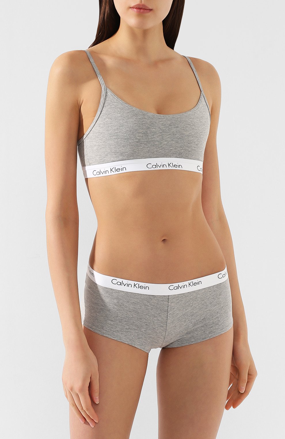 Хлопковый бюстгальтер с логотипом бренда CALVIN KLEIN, арт. QF1536E, фото 2