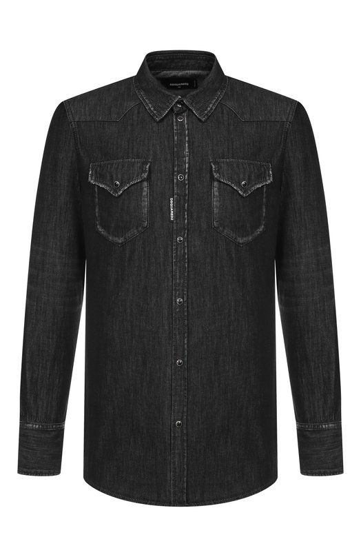 Джинсовая рубашка Dsquared2 S74DM0936/S30826 Чёрный S74DM0936/S30826