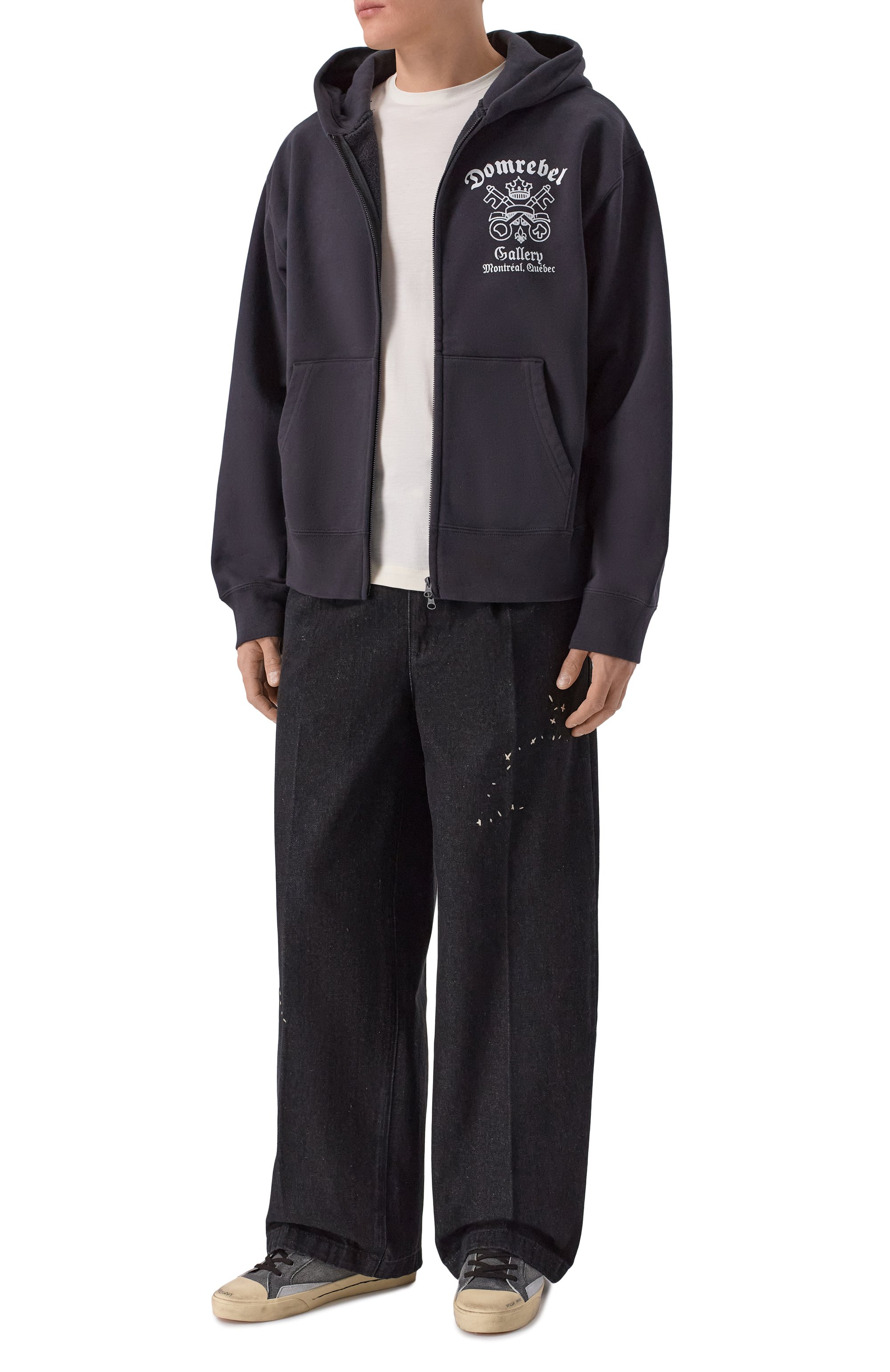 Хлопковая толстовка DOMREBEL, арт. M KEYS/ZIP H00DIE, фото 2