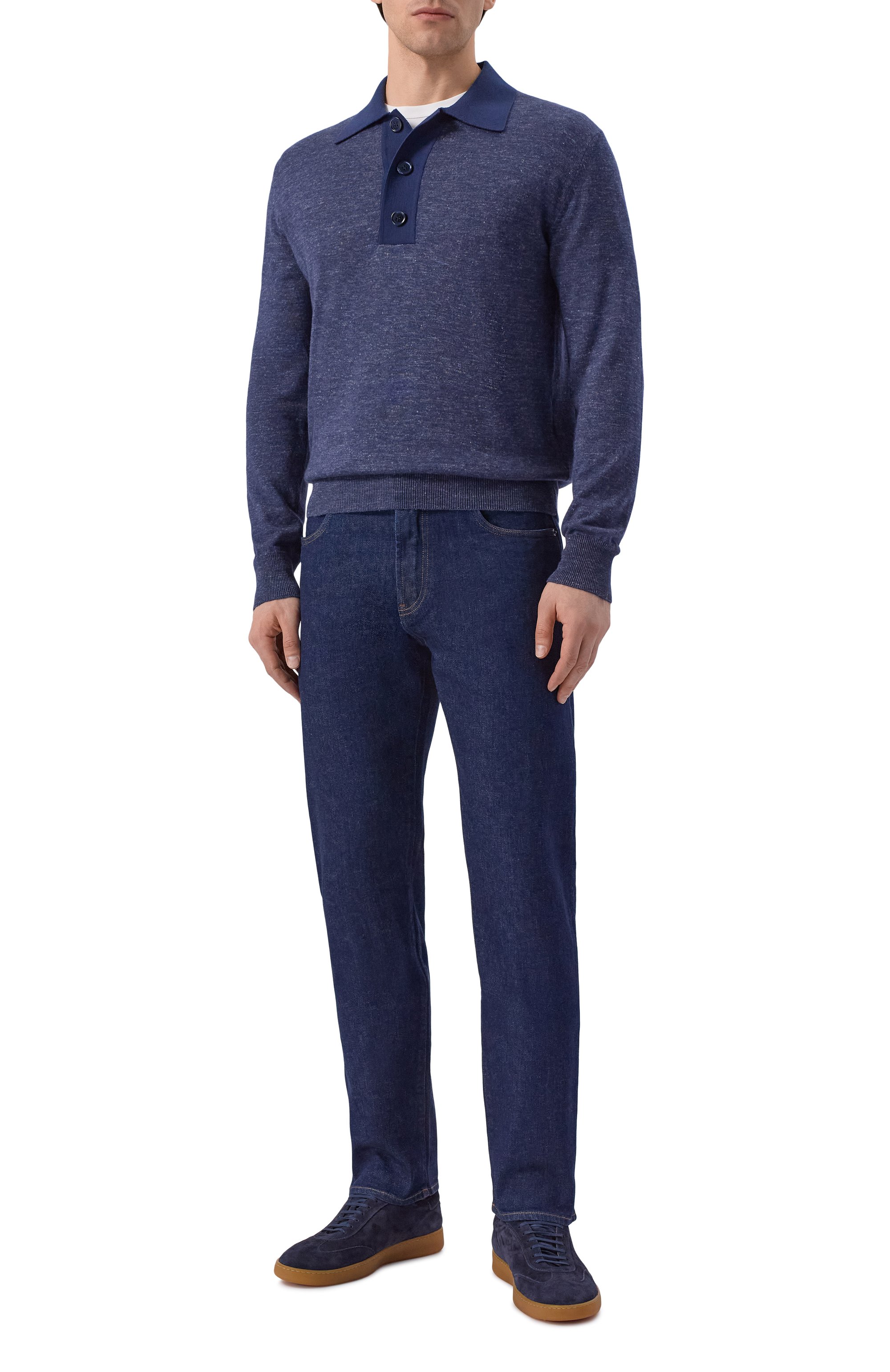 Поло из кашемира и шелка BRIONI, арт. UMR10L/PDK20, фото 2