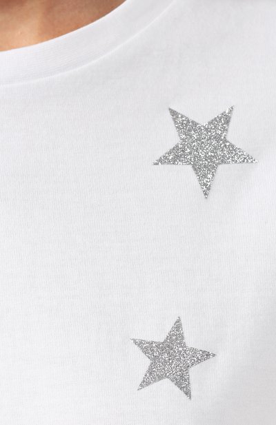 Хлопковая футболка SEVEN LAB, арт. T20-SILVER STARS G white, фото 5