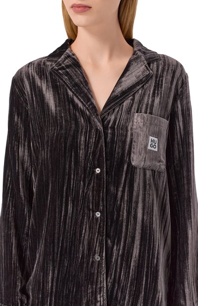 Бархатная рубашка HUGO, арт. 50550047, фото 5