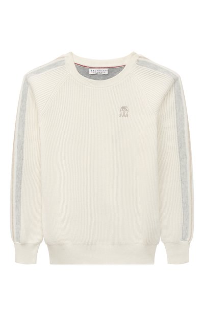 Хлопковый пуловер BRUNELLO CUCINELLI, арт. B29M14400B, фото 1