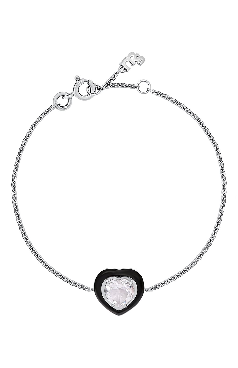 Браслет с хрусталем и черной эмалью courage MOONKA, арт. crg-br-crs, фото 1