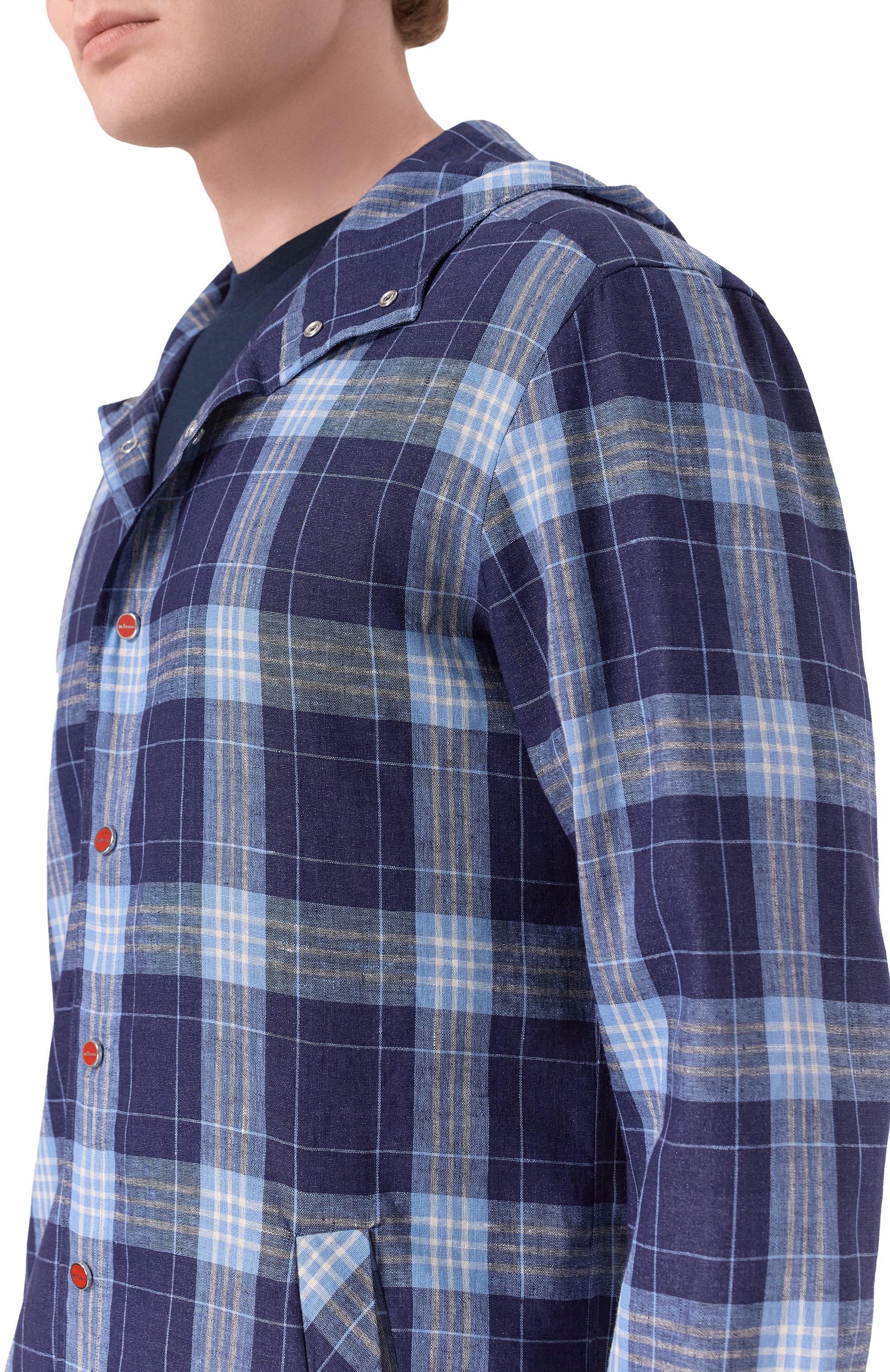 Льняная рубашка KITON, арт. UMCMARH0926701, фото 5