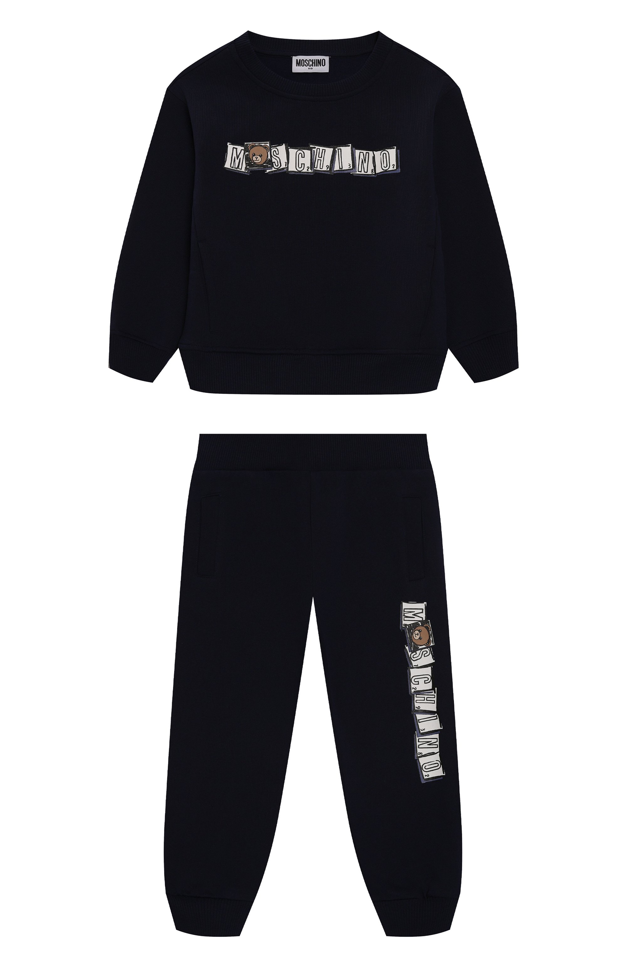 Комплект из свитшота и джоггеров MOSCHINO, арт. HUK04B/LCA58/10-14, фото 1