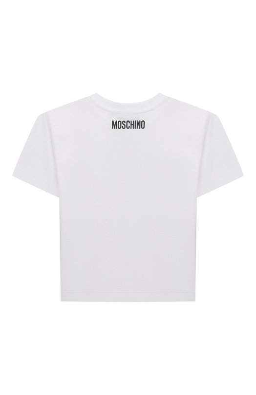 Хлопковая футболка Moschino 2
